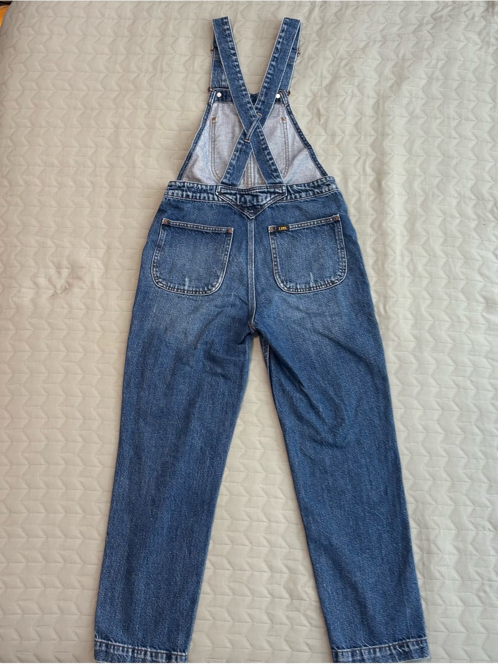 Lee Womens Denim Bib Overalls Size XS in GUC